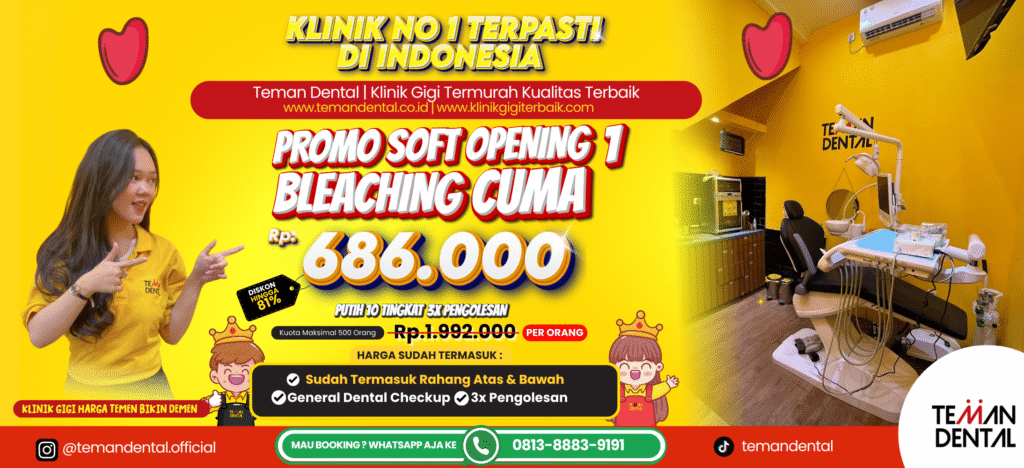 Teman Dental | Klinik Gigi Termurah Kualitas Terbaik 1 teman dental klinik gigi terbaik